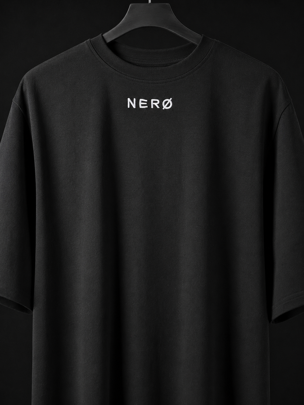 NERØ Oversized Tee — Black