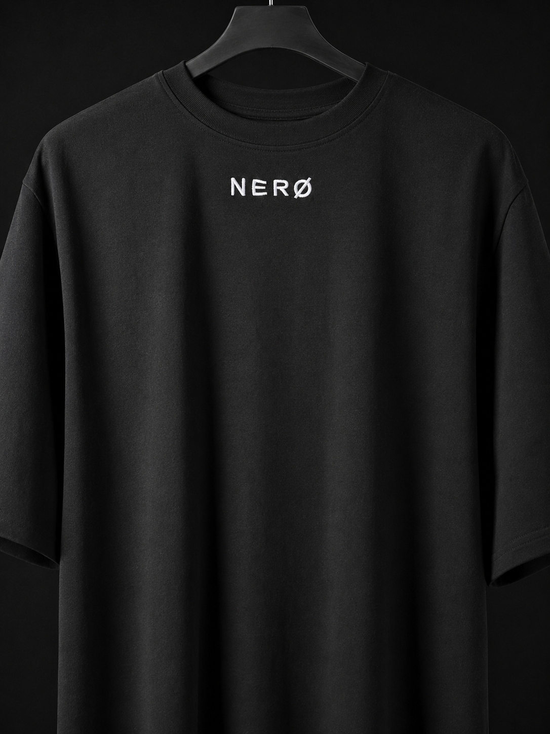 NERØ Oversized Tee — Black