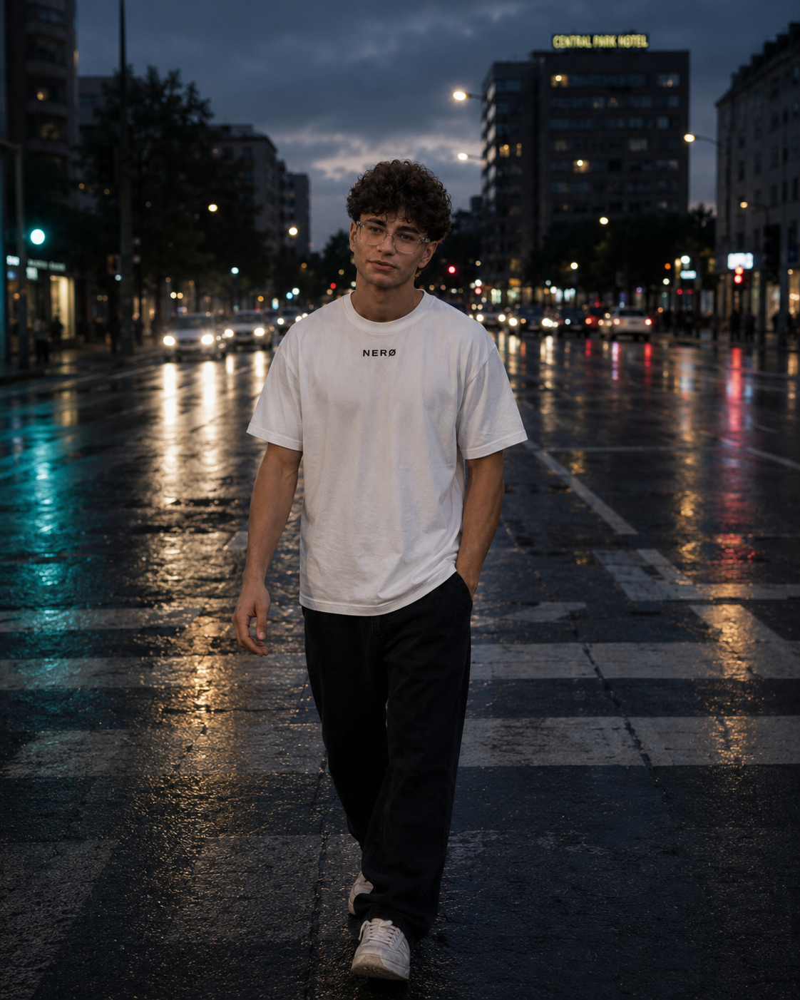 NERØ Oversized Tee — White