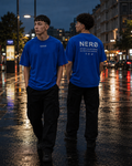 NERØ Oversized Tee — Cobalt Blue