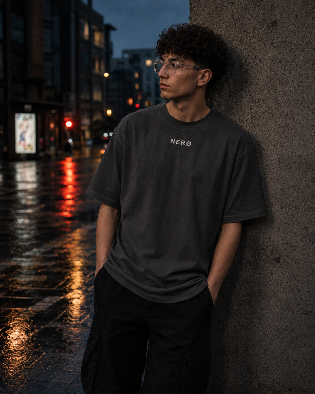 NERØ Oversized Tee — Retro Green